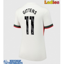 Chelsea Jamie Gittens #11 Replica Away Shirt Ladies 2025-26 Short Sleeve
